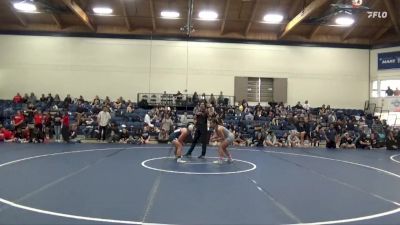 145 lbs Champ. Round 2 - Martha Zurita-Ortez, Menlo Oak Squad vs Alana Ontiveros, Menlo College