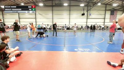 119 lbs Rr Rnd 1 - Malec Ksebe, Warhawks - MS vs Wesley Renninger, Parabellum Ravens - MS