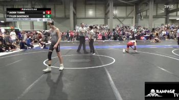 100 lbs Cons. Round 1 - Tyler Bortnick, Rock Creek vs Jaden Tubbs, Colby Kids
