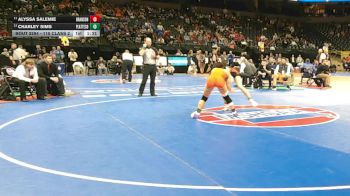 115 Class 2 lbs Semifinal - Alyssa Salemie, Branson vs Charley Sims, Platte County