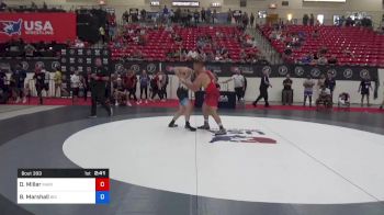 97 kg 3rd Place - Daniel Miller, Marines vs Brandon Marshall, Big Game Wrestling Club