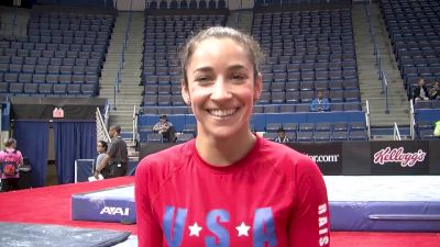 Aly Raisman- 'Nothing Really Prepares You for the Olympics' - Training Day, Secret Classic 2016