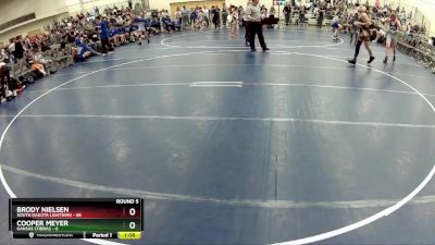 160 lbs Round 5 (6 Team) - Brody Nielsen, South Dakota Lightning vs Cooper Meyer, Kansas Cobras