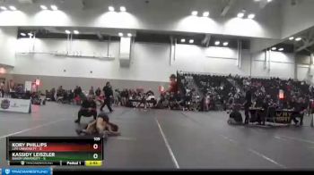 109 lbs Quarters & 1st Wb (16 Team) - Kassidy Leiszler, Baker University vs Kory Phillips, Life University