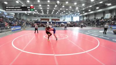 190 lbs Round 3 (3 Team) - Jer`Shawn Coffey, Shoreham Wading River HS vs Brody Blaise-Smith, Peru Sr HS