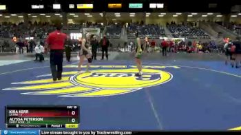 135 lbs Semis & 1st Wrestleback (8 Team) - Alyssa Peterson, Sweet Home vs Kira Kerr, La Pine