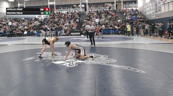 141 lbs Quarterfinal - Kolton Field, Fort Hays State vs Apollo Cruz, Colorado Mesa