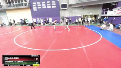 78 lbs Semifinal - Garrett Litzinger, Grand Forks Gladiators Wrestling Club vs Oscar Guzman, Iowa