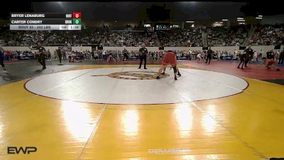 200 lbs Quarterfinal - Bryer Lenaburg, Hinton Comets vs Carter Condry, Broken Arrow