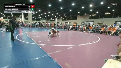 150 lbs Round 1 (32 Team) - Peter Pugh, Funky Boyz vs Wilson Jamison, Team TN