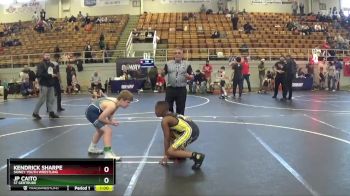 Round 3 - Kendrick Sharpe, Sidney Youth Wrestling vs Jp Caito, St Gertrude