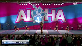 High Power Elite - Lightning [2025 L2 Junior - Flex - D2 Day 2] 2025 Aloha Gatlinburg Showdown