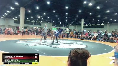 138 lbs Round 4 (6 Team) - Jermarcus Thomas, BRAWL Silver vs Isaiah Stamps, Alabama Elite Black