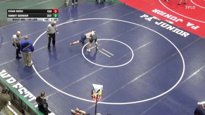 140 lbs Round Of 32 - Evan Reed, Penns Valley vs Emmit Gerber, South Williamsport