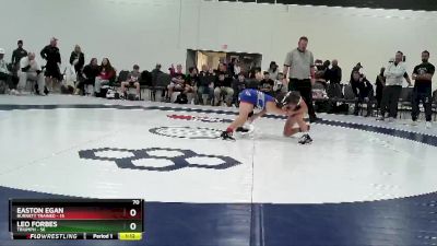 70 lbs Round 5 (6 Team) - Easton Egan, Burnett Trained vs Leo Forbes, Triumph