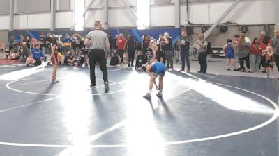 53 lbs Champ. Rd Of 16 - Wyatt Alvarez, White River Hornets Wrestling Club vs Jacob Byer, Cowboy Mat Club