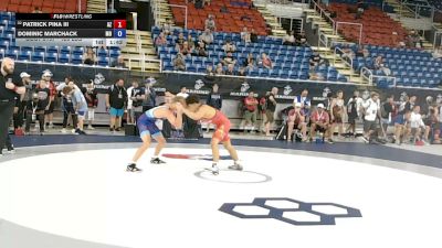126 lbs Cons. Rd Of 32 - Patrick Pina III, Arizona vs Dominic Marchack, Missouri