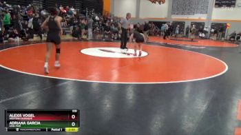 110 lbs Cons. Round 3 - Adriana Garcia, Linn-Mar vs Alexis Vogel, Western Dubuque