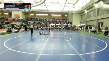 120 lbs Consi Of 8 #2 - Liliana Diaz, Platt vs Madeline Lundell, East Granby*