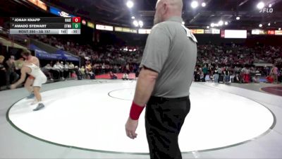 3A 157 lbs Cons. Round 3 - Jonah Knapp, Hagerman vs Amado Stewart, St. Maries