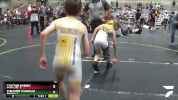 75 lbs Finals (8 Team) - Emerson Chandler, BadBass vs Treyten Embrey, MO Outlaws