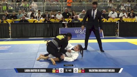 Valentina Didjurgeit Meliga vs Laura Bastos De Sousa 2025 Pan Kids Jiu-Jitsu IBJJF Championship