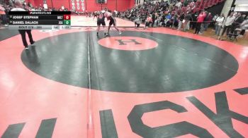 285 lbs Cons. Round 4 - Josef Stephan, MILTON (WI) vs Daniel Dalach, JOLIET (CATHOLIC Academy)