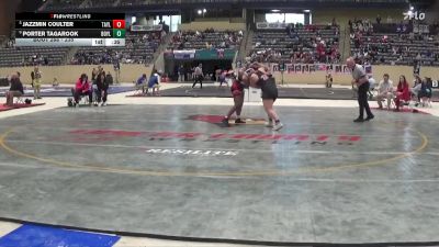 235 lbs Cons. Round 3 - Jazzmin Coulter, Taylor County vs Porter Tagarook, Boyle County