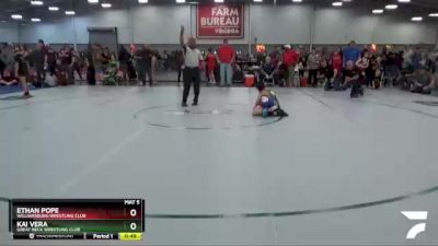 63 lbs Cons. Round 3 - Ethan Pope, Williamsburg Wrestling Club vs Kai Vera, Great Neck Wrestling Club