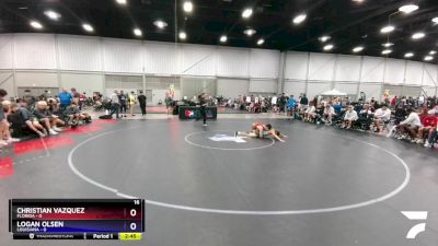 113 lbs 2nd Wrestleback (16 Team) - Christian Vazquez, Florida vs Logan Olsen, Louisiana