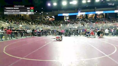 105 lbs Champ. Round 1 - Rebecca Marin, Doral Academy vs Yhoalibeth Ruiz, Freedom