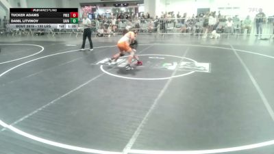 130 lbs Rr Rnd 2 - Tucker Adams, Prescott Valley Bighorns vs Danil Litvinov, Savage House WC