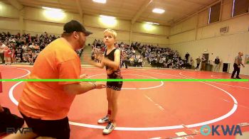 55 lbs Quarterfinal - Griffey Eubanks, Roland Youth League Wrestling vs Kollyn Locust, Cowboy Wrestling Club