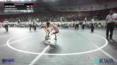 64 lbs Round Of 16 - Zane Nelson, Owasso Takedown Club vs Charles Fox II, CacheWrestlingClub