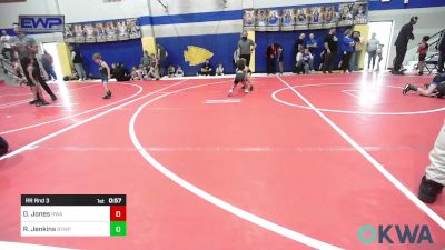 49 lbs Rr Rnd 3 - Olivia Jones, HURRICANE WRESTLING ACADEMY vs Ryder Jenkins, Beggs Youth Wrestling Program