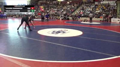 6A 140 lbs Quarterfinal - Alauna Dandredge, Little Rock Southwest High School vs Miley Cleghorn, Bentonville