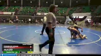 160 lbs Champ. Round 1 - Micah Kier, Center Point HS vs Chandler Hogan, Mortimer Jordan HS