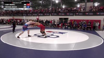 125 kg 3rd Place Match - Coby Merrill, John W. North High School Wrestling vs Michael Mocco, ATT/Mocco Wrestling Academy
