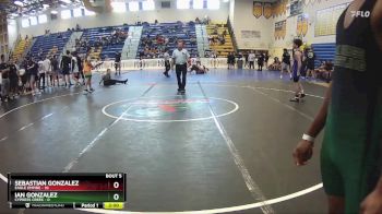 126 lbs Round 2 (8 Team) - Oscar Llaguno, Eagle Empire vs Iseal Melo, Cypress Creek