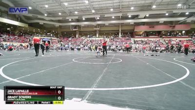 52 lbs Cons. Round 3 - Jace Lapaille, Thunderbird Wrestling Club vs Grady Sowers, Ogden`s Outlaws