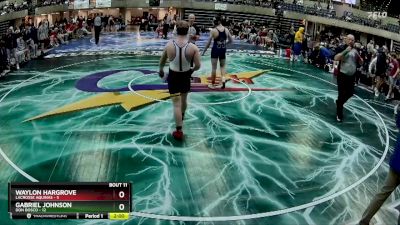 172 lbs Finals (8 Team) - Waylon Hargrove, LaCrosse Aquinas vs Gabriel Johnson, Don Bosco