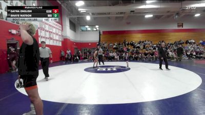 100 lbs 3rd Place - Dayna English, Keene vs Shaye Watson, Windham