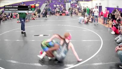 80/85 Round 3 - Addison Coker, KC Elite Training Center vs Cali Anderson, Summerville Take Down