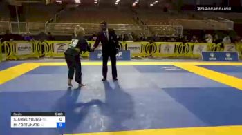STEPHANIE ANNE YOUNG vs MELODY FORTUNATO 2020 World Master IBJJF Jiu-Jitsu Championship