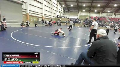 102 lbs Cons. Round 4 - Kelby Harvey, St. Maries Wrestling Club vs Cash Martinez, Montrose Elite Wrestling