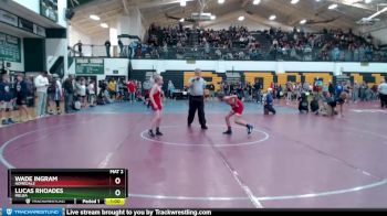 85 lbs Cons. Round 3 - Lucas Rhoades, Melba vs Wade Ingram, Homedale