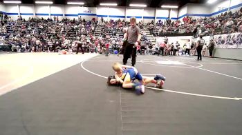 52 lbs Quarterfinal - Dawson Rigdon, Piedmont vs Maxon Rollins, Noble Takedown Club