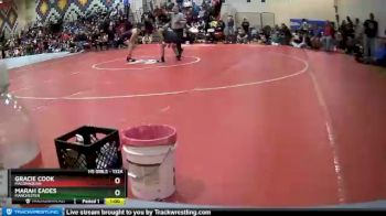 132 lbs Cons. Round 3 - Marah Eades, Manchester vs Gracie Cook, Maconaquah