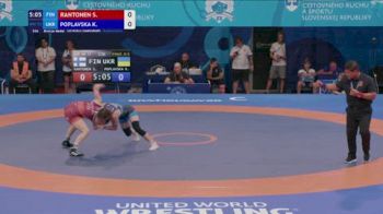 55 kg Final 3-5 - Sara Rantonen, Finland vs Karolina Poplavska, Ukraine