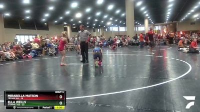 100 lbs Round 2 (4 Team) - Mirabella Matson, Trojan WA vs Ella Wells, Stormettes